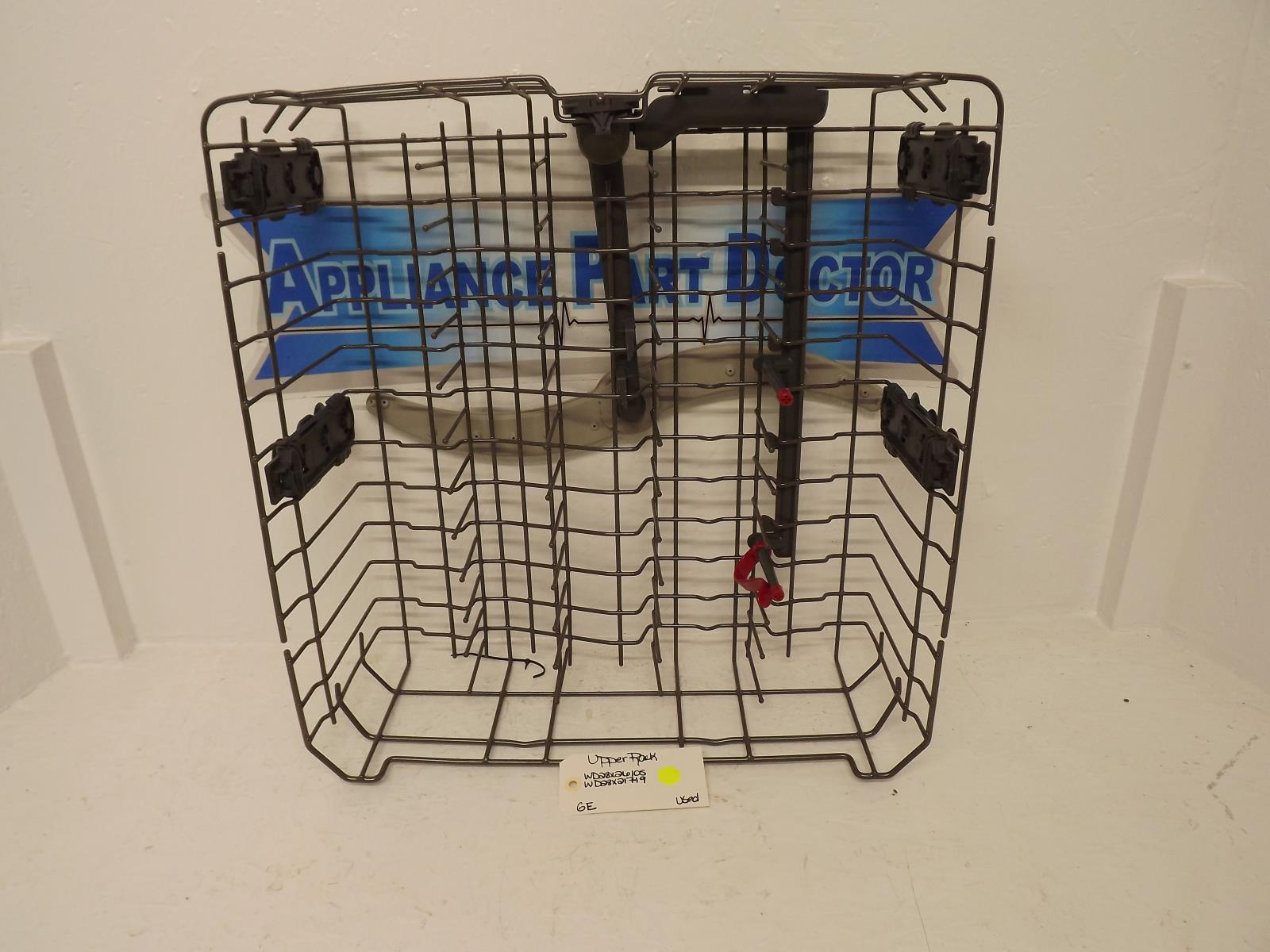 GE Dishwasher WD28X26105 WD28X21719 Upper Rack Used GE Dishwasher WD28X26105 WD28X21719 Upper Rack Used